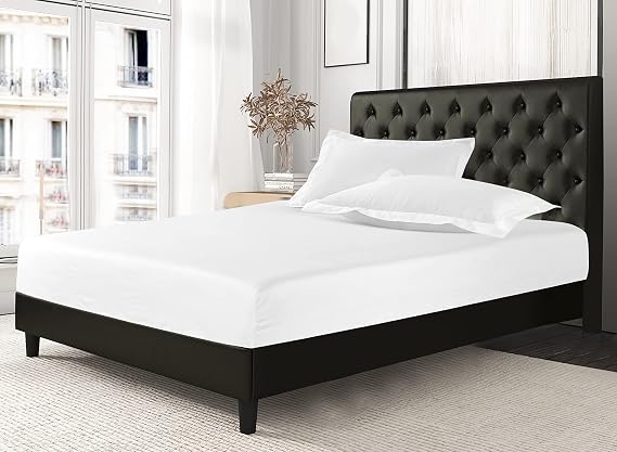 Sapphire collection 800 Thread Count Pure Egyptian Cotton Super Soft Hotel Quality 28 CM/11 Inch Deep Fitted Bed Sheet (Super King Fitted Sheet)