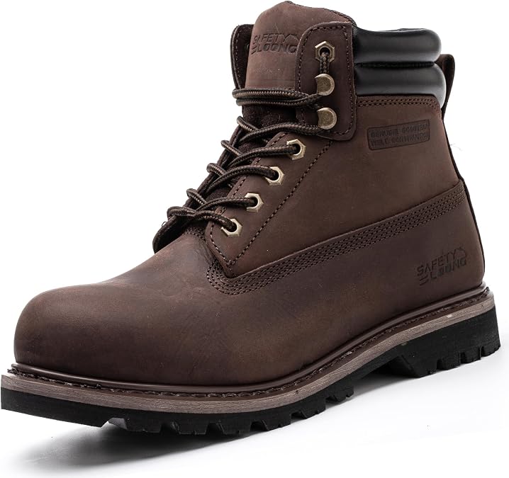 Soft Toe Boots for Men Waterproof Comfortable Boots