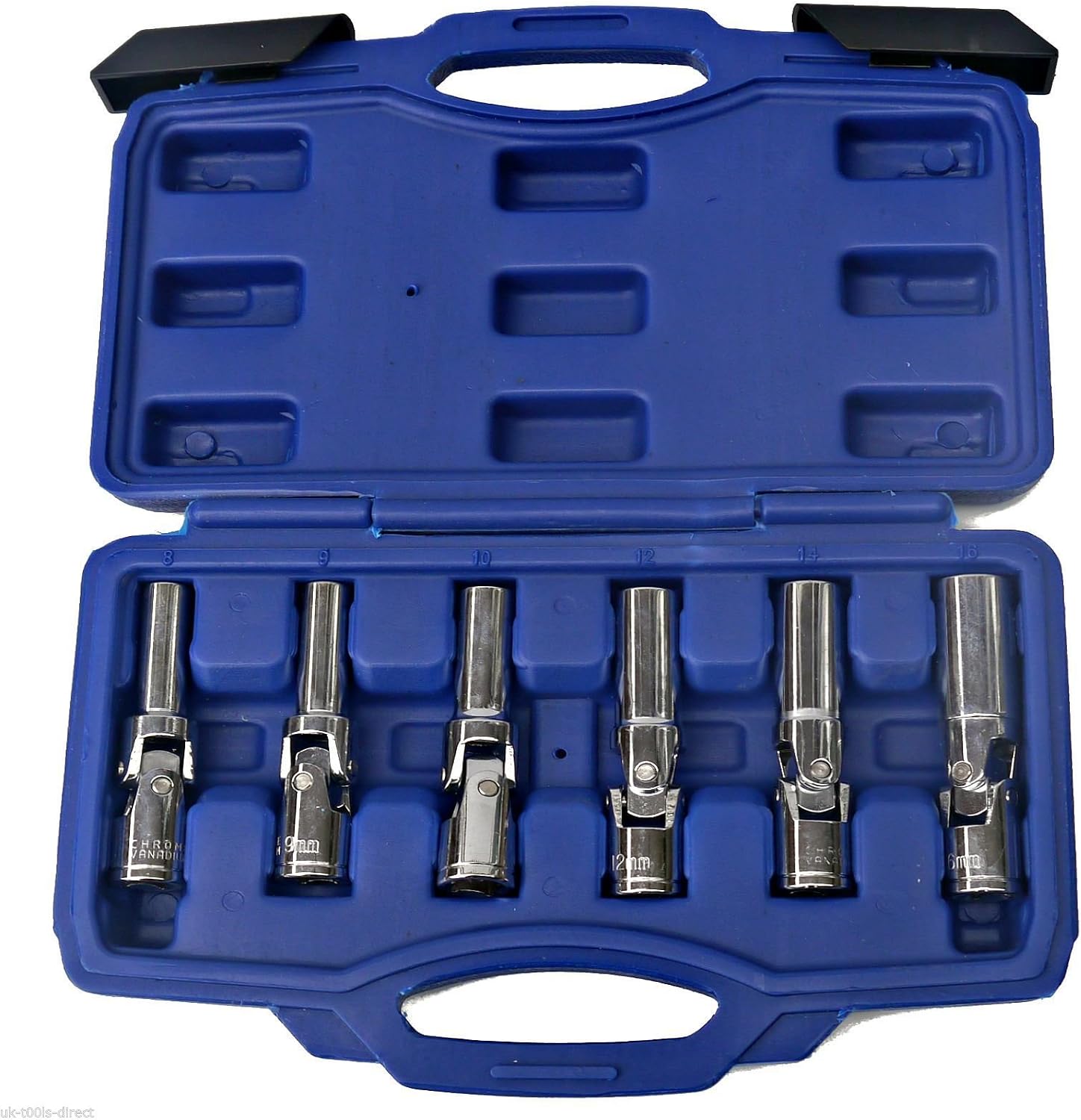 Toolzone Extra Long Glow Plug - Spark Plug Socket Set 6pc
