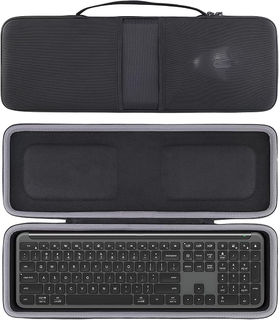 co2CREA Hard Travel Case for Logitech MK950 Signature Slim Keyboard