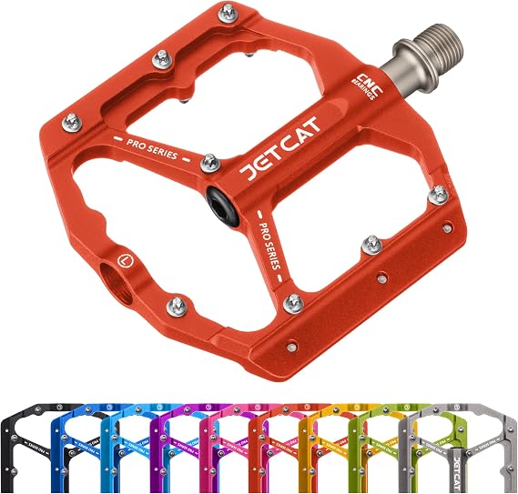マウンテンバイクペダル フラット - Mtbペダル フラット 自転車ペダル ロードバイクペダル Bmxペダル Bmx Mtnロードグラベルeバイク専用パーツ 大人用 アルミメタルスタンプ 0.5インチ