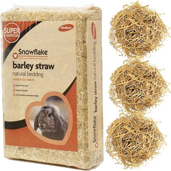 Soft Flake Barley Straw Medium Animal Bedding
