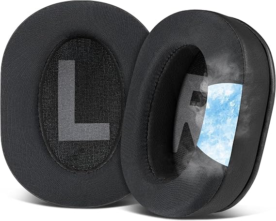 Logitech G Pro/G Pro X/G Pro X 2 / G Pro X SE ile Uyumlu Soğutucu Jel Kulaklık Pedi - İpeksi Serin Kumaş & Hafızalı Köpük (Memory Foam) Kulaklık Süngeri (Soğutucu Jel - Kumaş)