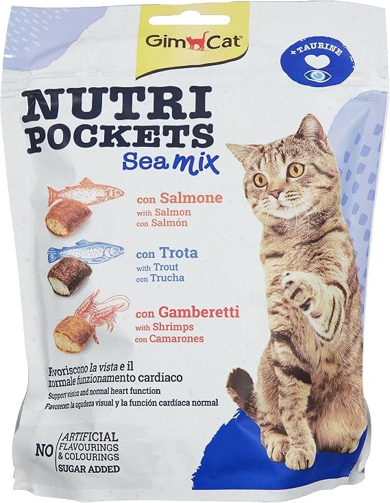 GimCat Nutripockets Kedi Ödülü Sea Mix 150 gr