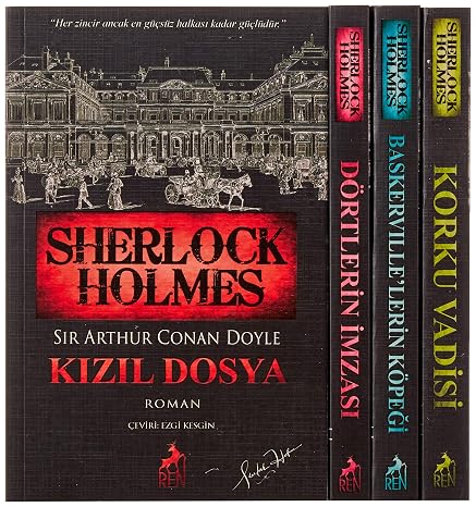 Sherlock Holmes Roman Seti: 4 Kitaplık Kutulu Set