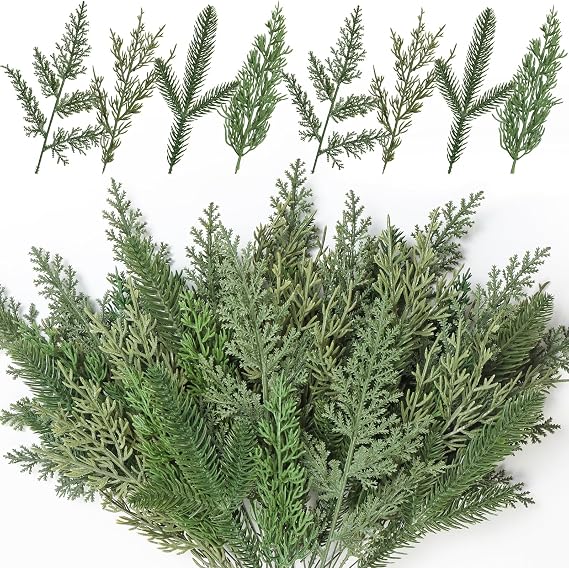 Artificial Fir Branches Pack of 40 Artificial Like Real