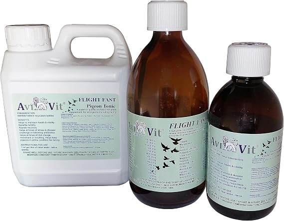 AVIVIT FlightFAST Hi Spec Broad Spectrum Vitamin/Mineral tonic for all pigeons. (Small 300ml)