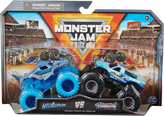 Monster Jam 1:64 Series 28 Megalodon vs Hooked