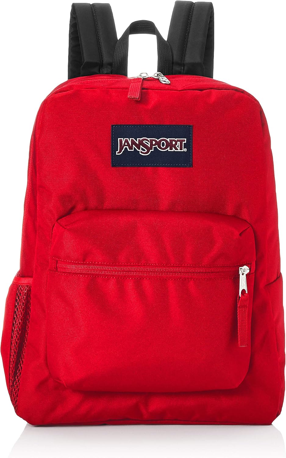 JanSport Cross Town Backpack, Red Tape, One Size