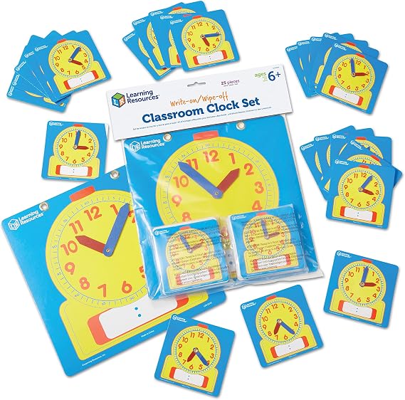 Learning Resources Write & Wipe Classroom Set