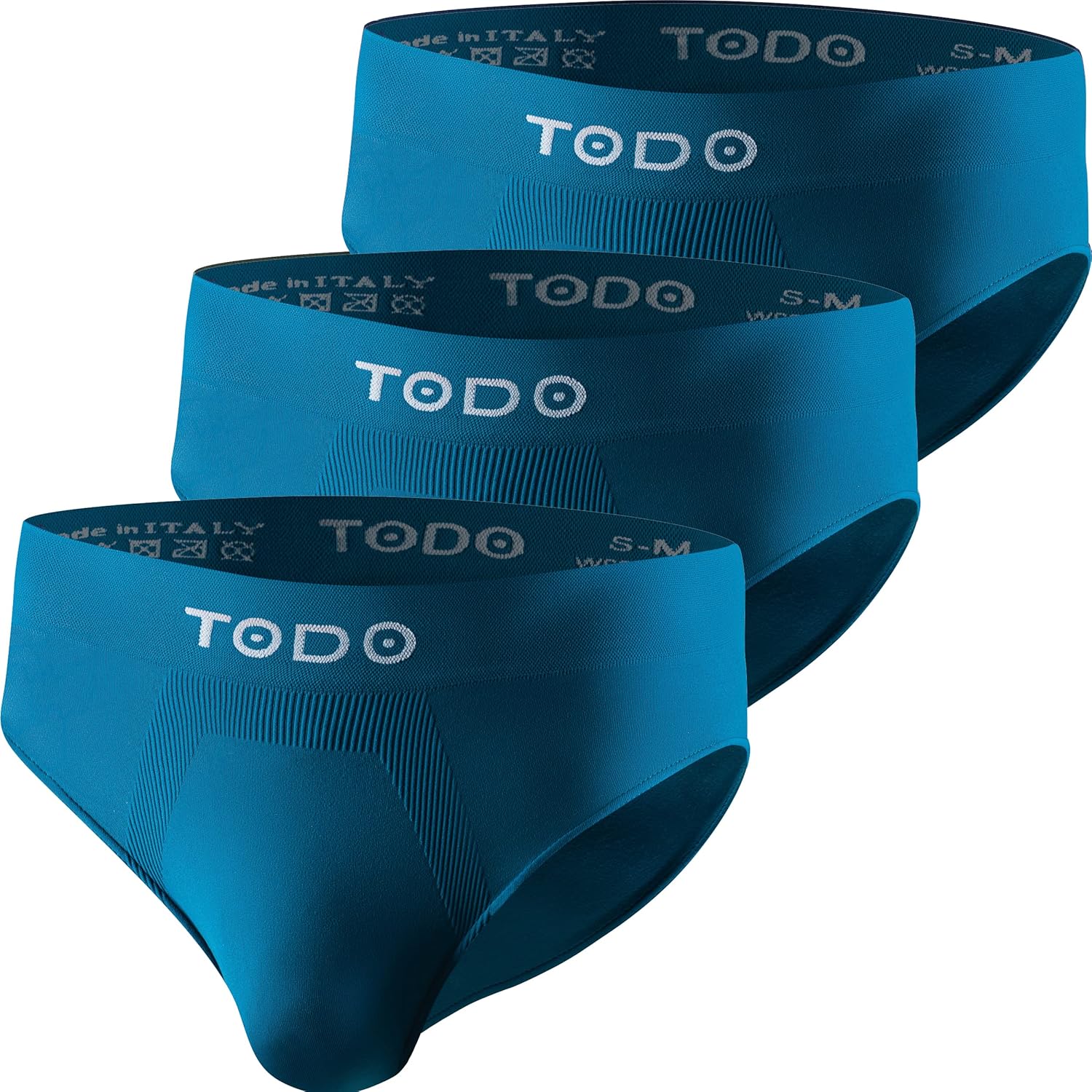 TODO Elastic Sport Mens Briefs Pack of 3 Breathable Sports Underwear Underwear Mens Briefs Without Chafing Size S-3XL