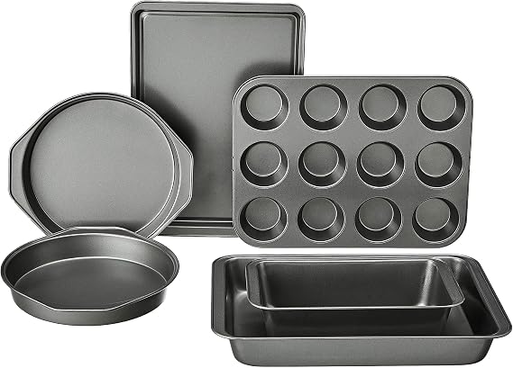 Amazon Basics Juego de 6 utensilios antiadherentes para horno