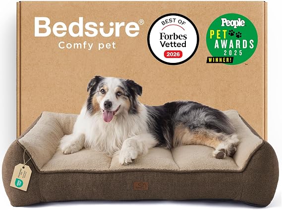 Bedsure SupportMax™ Extra Thick Supportive XL Orthopaedic Dog Bed Sofa