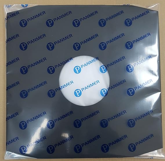 12" Black Polylined Record Inner Sleeves x 20