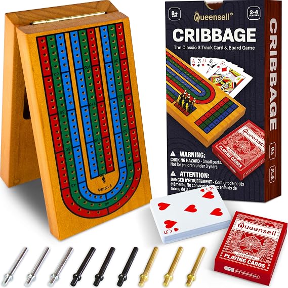Cribbage Board Game Set