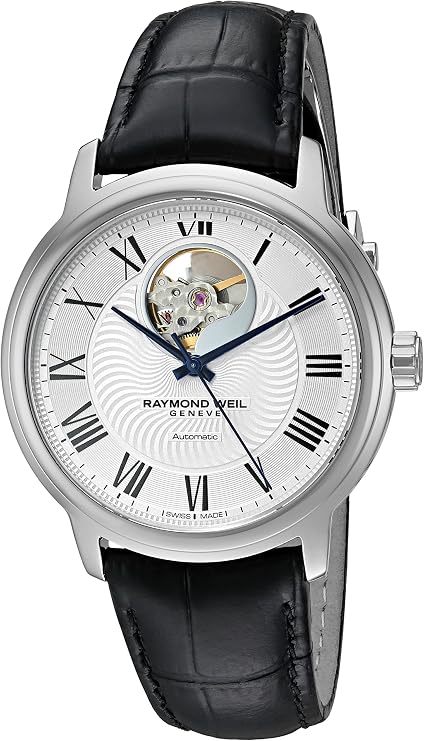 Raymond Weil メンズ 2227-STC-00659 Maestro アナログディスプレイ スイス自動巻き ブラックウォッチ