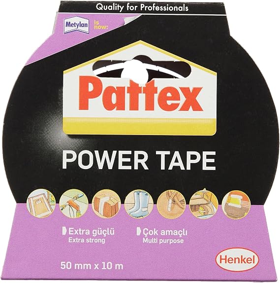 Pattex Power Tape Gri Renkli 50mm x 10m