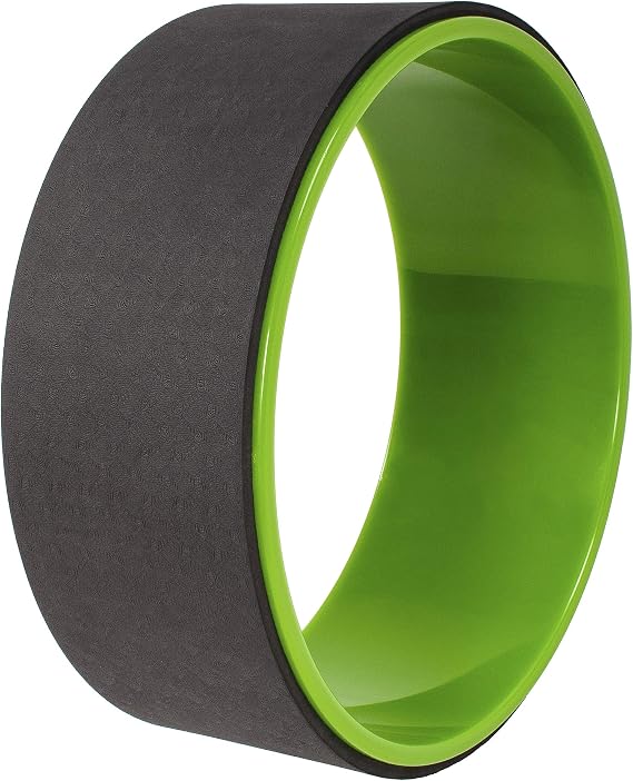 Fitvids Yoga Wheel for Stretching - Comfortable Support for Poses and Backbends, Multiple Colors