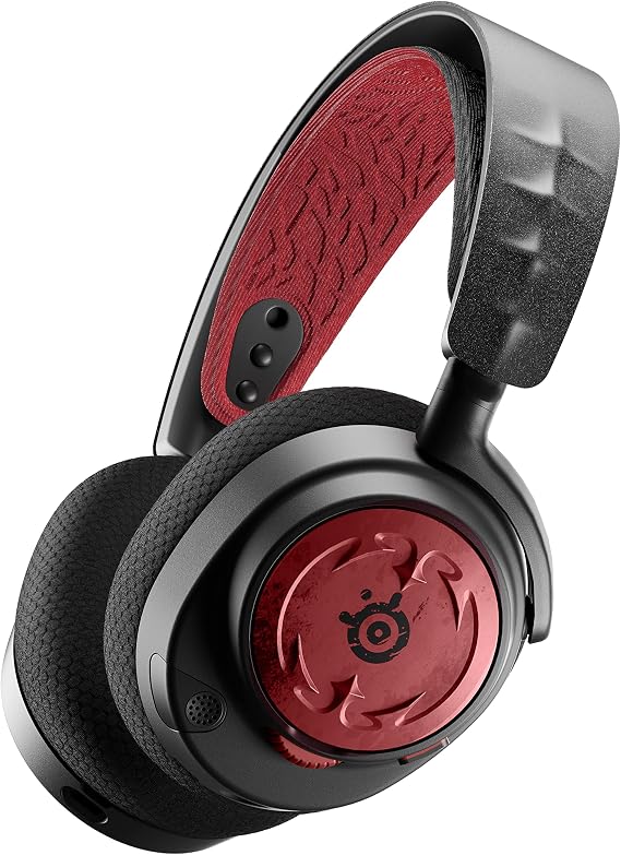 SteelSeries Arctis Nova 7 Kablosuz Çok Platformlu Oyun Kulaklığı - Diablo IV Edition Çift 2.4 GHz ve Bluetooth 38 HR Hızlı Şarj Pilsiz Oyun İçi Öğe - PC, PS, Mac, Mobil, Anahtar