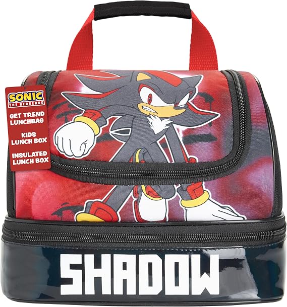 Get Trend Sonic THE Hedgehog Kids Insulated Lunch Bag with Two Compartments
