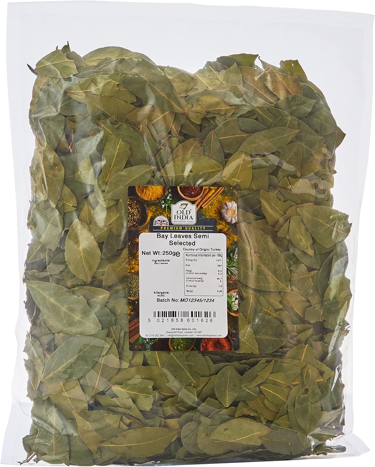 Old India Bay Leaves Semi Selected 250g
