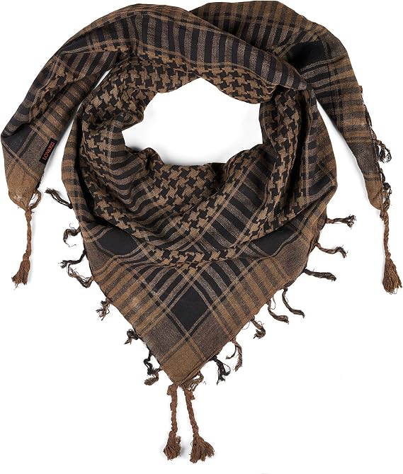 LOVARZI Desert Shemagh Scarf - Stylish & Versatile Fashion Scarf for Men & Women of All Ages