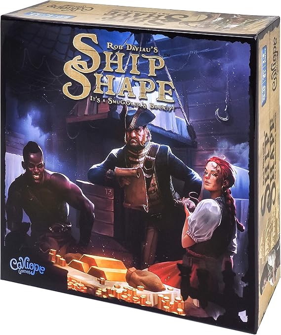 Calliope Games シップシェイプ 3Dパズルと入札ボードゲーム