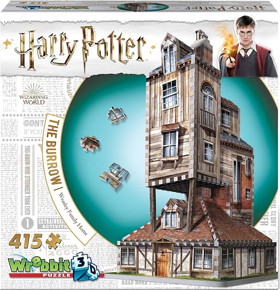 Wrebbit 3D Puzzle Harry Potter The Burrow-The Weasley's Family Home