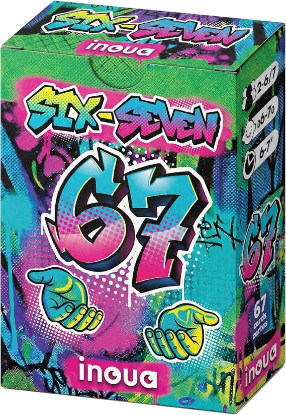 Fast Reflex Card Game 6-7 | Speed and Attention Family Game for Kids | 6-7 Minute Games | 2-7 Players | Fun Portable Game for Kids and Adults | Languages ES-EN-FR-PT