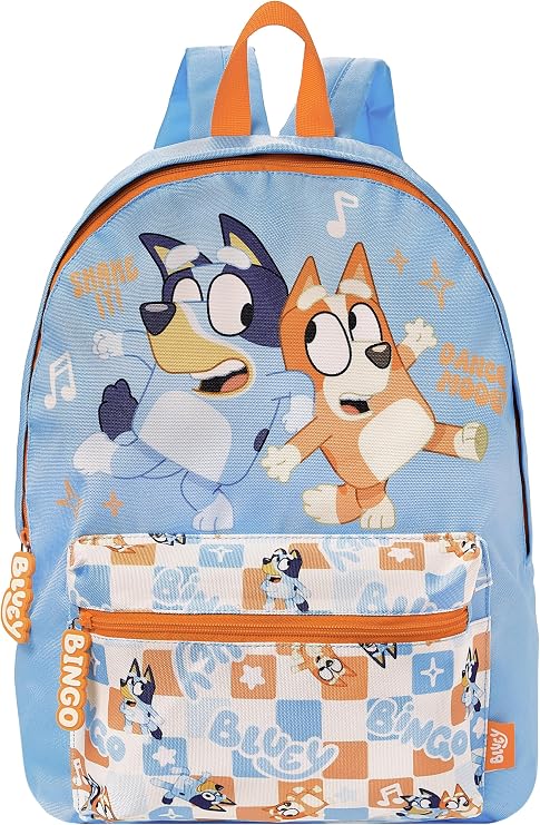 Bluey Backpack, Bingo Children’s Backpacks, School Boys Rucksack, Blue One Size
