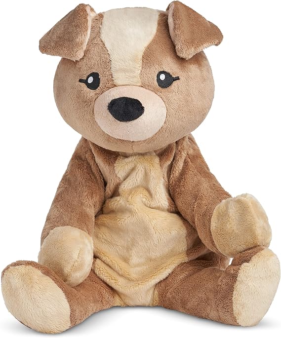 HUGIMALS Weighted Sensory Plush - 2kg Calming Stuffed Animal For Kids & Adults - Removable Weight, Washable, Deep Pressure Stimulation