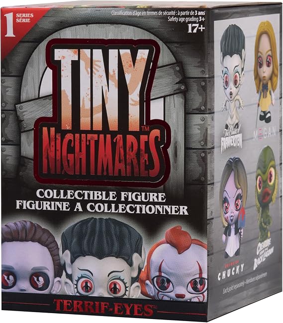 Just Play Tiny Nightmares Figure Blind Box Collectible Figure Series 1, Kids Toys for Ages 3 Up