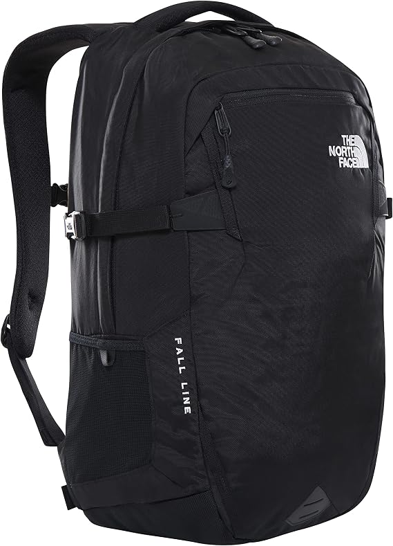 The North Face - Fall Line Backpack - Reflective Backpack for School, Work and Travel with Fleece-Lined Laptop Sleeve - TNF Black