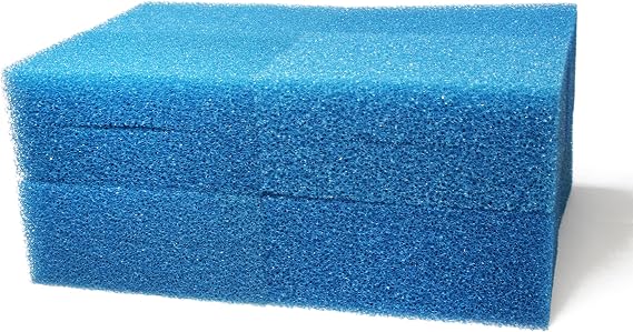 Replacment Blue Coarse Foam Filter Sponge Fit Oase Biotec Screenmatic 18/36 Filter (Pack of 8)