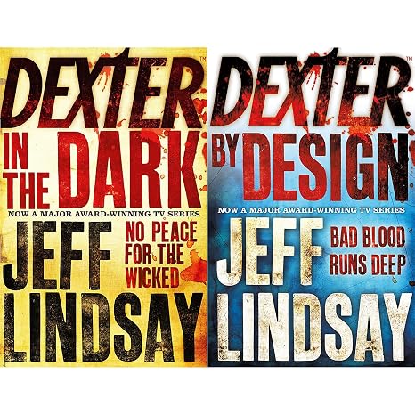Dexter Collection by Jeff Lindsay: Dexter in the Dark & Dexter by Design - Two Twisted Mysteries of Missing Voices, Rituals & Gruesome Art (2-Book Set)