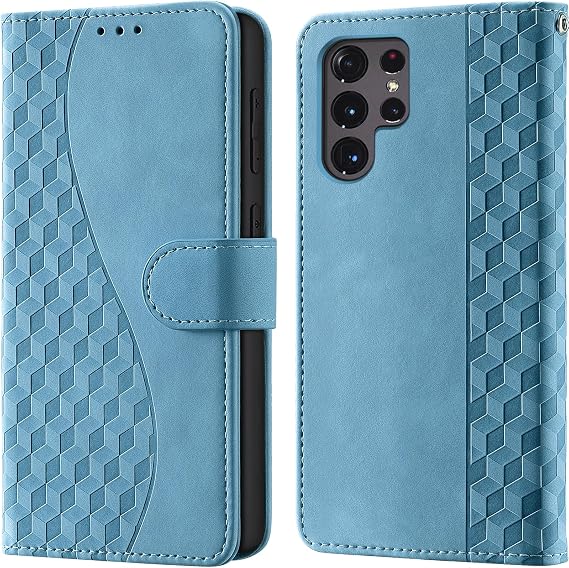 Mobile Phone Case for Samsung Galaxy S22 Ultra Flip Case Leather Wallet