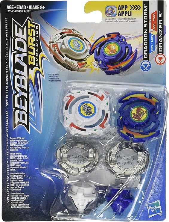 Beyblade Dragoon Storm & Dranzer S Spinning Top