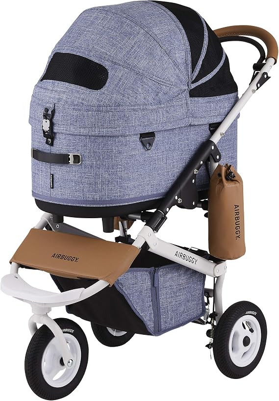AirBuggy for Pet Dome 3 Brake Model Large Melange Denim DOME3 BRAKE MODEL LARGE MELANGE DENIM AD2602 L Size
