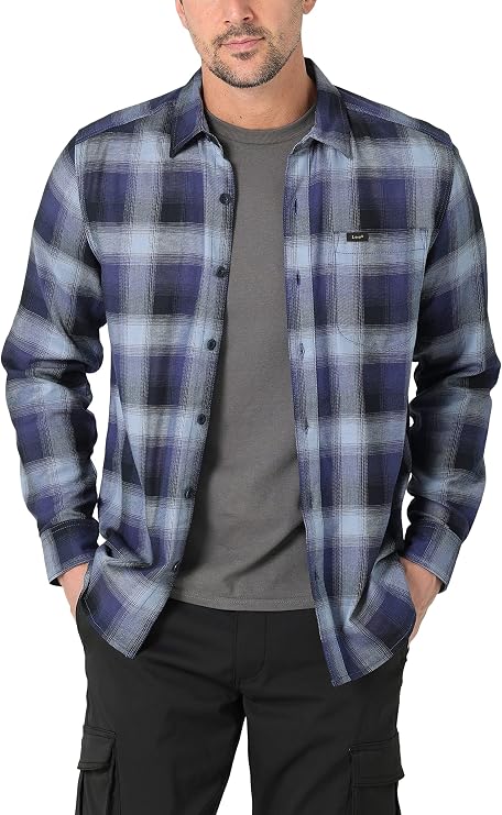 Lee Men's Extreme Motion All Purpose Long Sleeve Worker Shirt