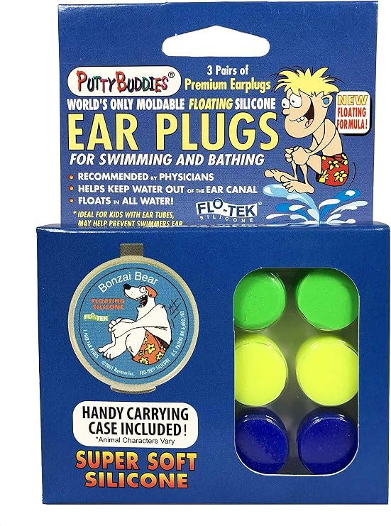 Putty Buddies (3 Pack) Floating (Green, Blue & Yellow, 1 Pack (3 Pairs))