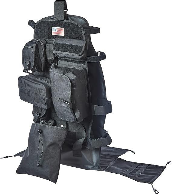 Rugged Ridge 13236.01 Cargo Seat Covr Frt Blk Y/T/Jk