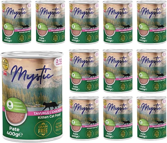 Mystic Yavru Kedi Tavuklu Pate 400 Gr x 12 adet