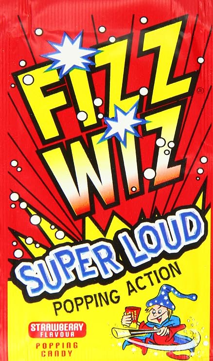 Strawberry Popping Candy Fizz Wiz - Box of 50