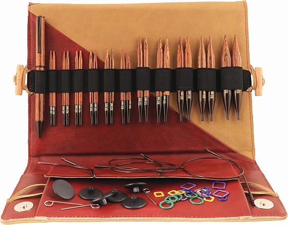 KnitPro yuvarlak örgü şişi: değiştirilebilir: Özel: Deluxe set, çeşitli