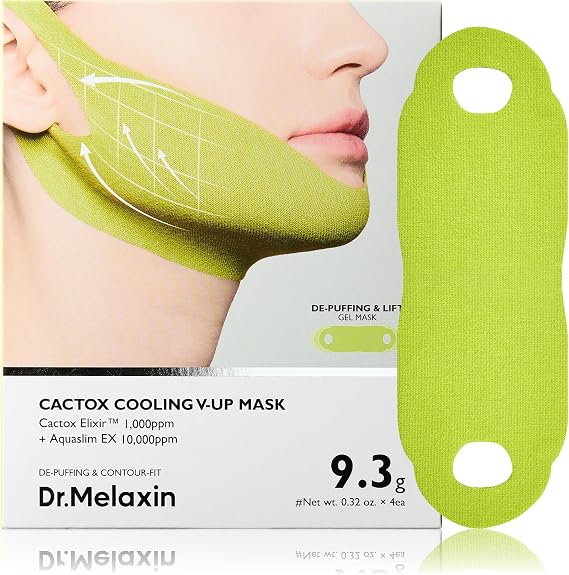 Dr.Melaxin Cactox V-Lifting Mewing Band With Cactus Cooling Reduce Puffiness & Pore Tightening For Visible Pore Care Skin Repair