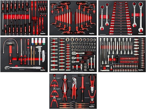 Mephisto Tool Trolley Inserts Set with Tools