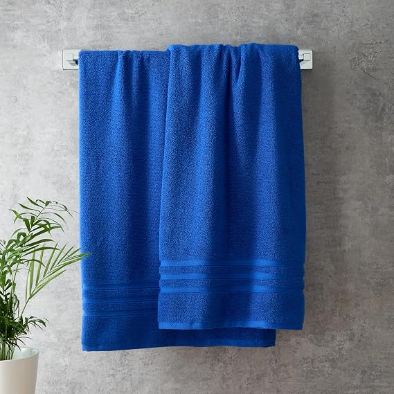 Catherine Lansfield Zero TwistZero Twist Cotton 70x120cm Bath Towel Cobalt Blue
