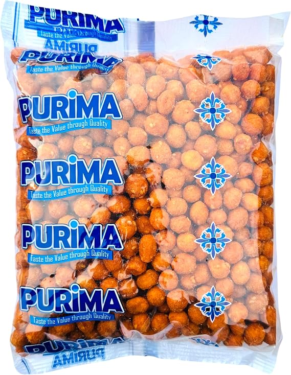 Chilli Coated Peanuts 2kg – Spicy Hot Pea Nuts Sweet Chili Flavoured Crispy Crunchy Covered Peanut Crackers Penuts Cracker Bulk Pub Party Nut Snacks (Packaging May Vary) PURIMA