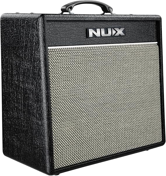 NU-X | Mighty 40 mkII Guitar Amplifier with Effects | Portable 40W Modelling Amp, Bluetooth, USB Interface & Drum Machine for Electric Guitars, Practice & Recording