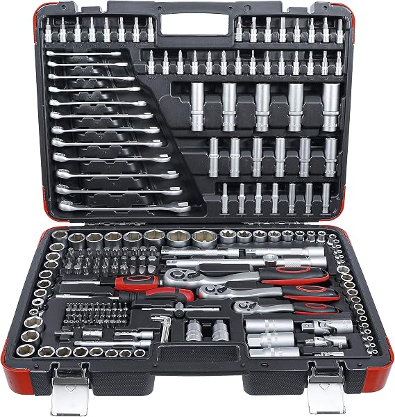 BGS Diy 15216 | Socket Set | 6.3 mm (1/4") / 10 mm (3/8") / 12.5 mm (1/2") Drive | 216 pcs.